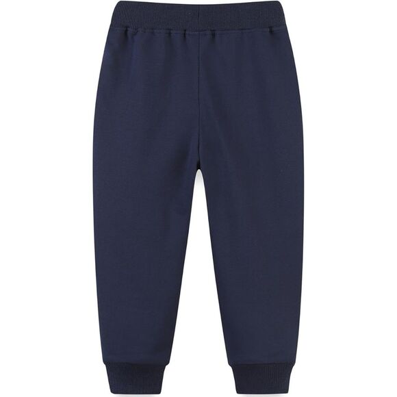 NWT Bumeex Navy Blue Dinosaur Construction Sweatpants Size 5T - Picture 4 of 5